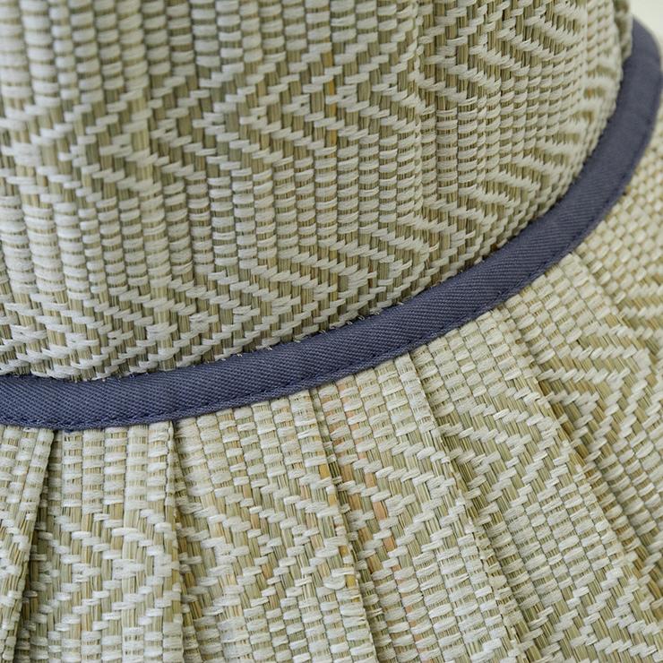 LORNA MURRAY ローナマーレイ Adult Capri Pleated Brim Textile Hat