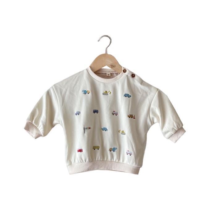 ベビー服 男の子 80 90 95 はたらくくるま Sp 070 偉大な 可愛い トレーナー 保育園