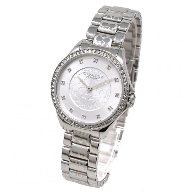 新規購入 コーチ 腕時計 レディース Coach Astor シルバー シグネチャー 最安値挑戦 Www Doctor Plan Com