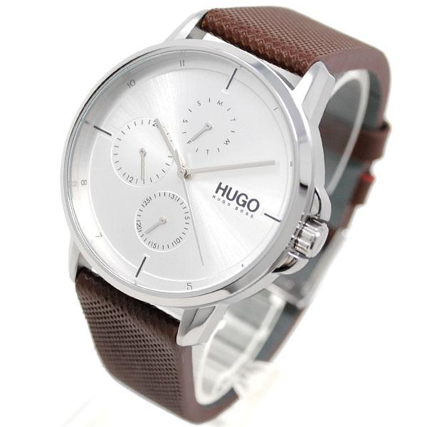値頃 HUGO BOSS ヒューゴボス 1530023 FOCUS レザー 腕時計 メンズ 腕時計