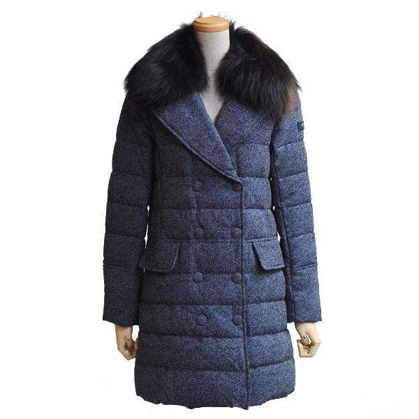 新品即決 コート ジャケット ツイード調 ロング コート ダウン Navy Lta16a4507 Tatras レディース アウター ダウンジャケット タトラス 本物 新品 国内発送 送料無料 コート アウター