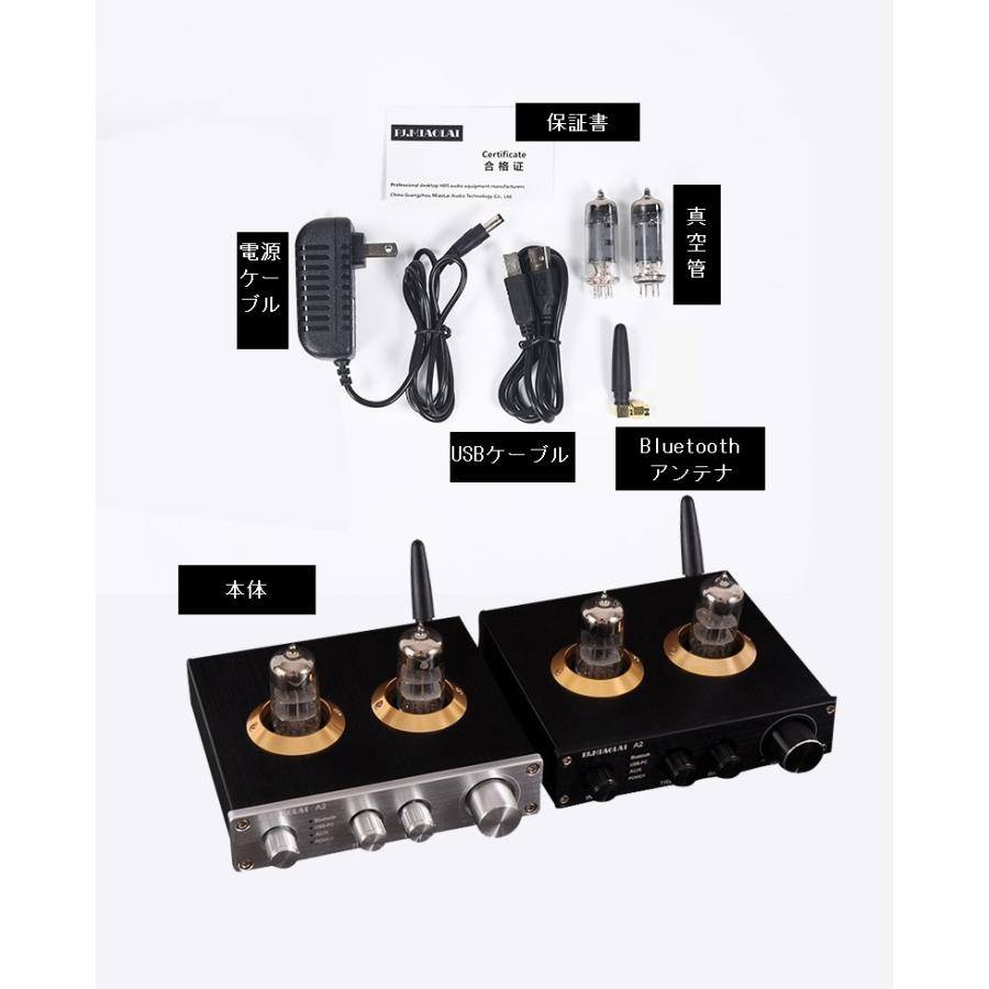 PJ.MAOLAI 【A2】 真空管プリアンプ HiFi Bluetooth5.0 : セレクト