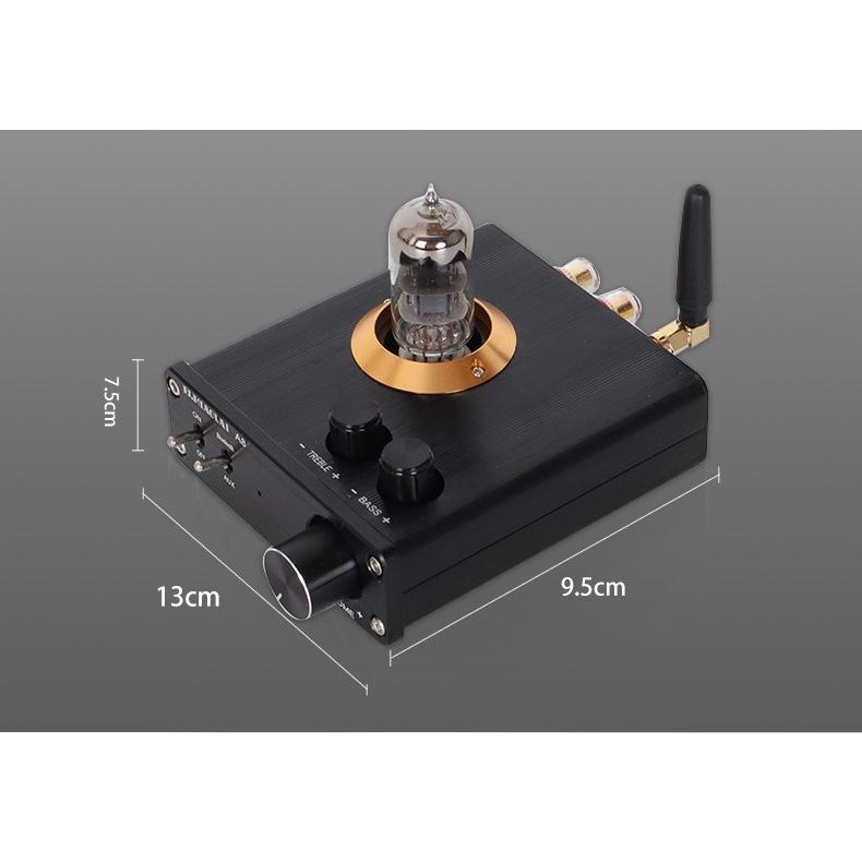 PJ.MIAOLAI 【A8】 小型真空管パワーアンプ Bluetooth5.0 HiFi
