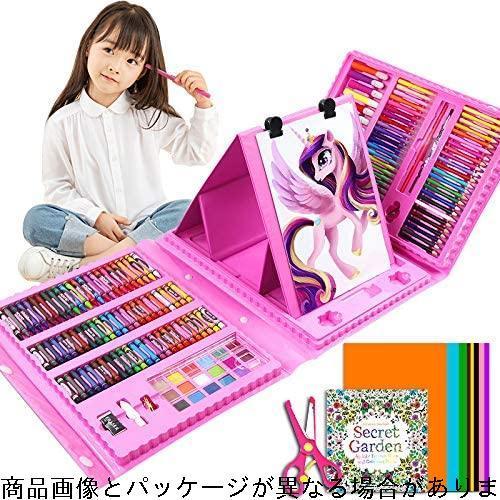 Bootlife お絵かきセット 色鉛筆 クレヨン 水性ペン 176ピース お絵かきアートセット 知育教育 イラスト 入園 入学祝い 誕生日プレゼ イラスト用マーカー Www Onbashira Jp