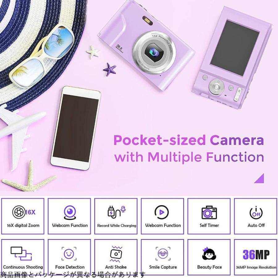 デジカメ Winaketh 4400万画素 8mp 1080p録画 デジタルカメラ Cmosセンサー搭載