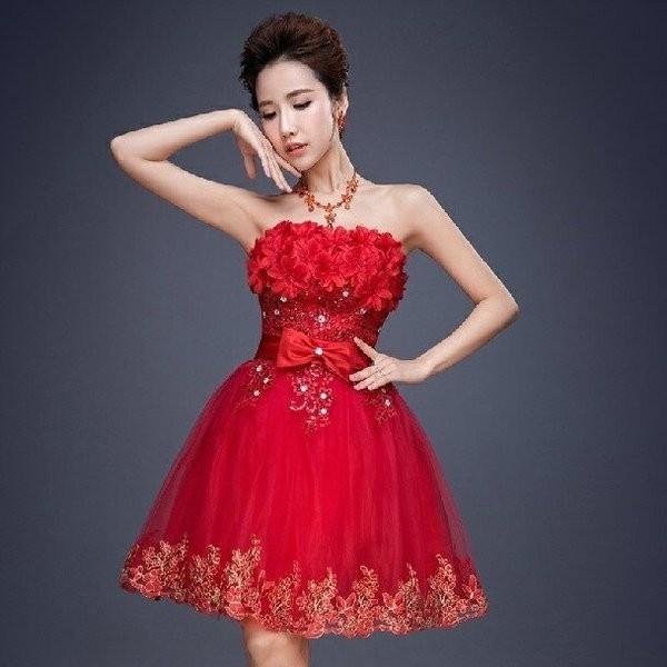 ウェディングドレス ２色 ミニドレス 花嫁 結婚式 二次会 新婦 カラー ミニ ドレス カラードレス ウエディングドレス パーティー パーティ 発表会 演奏会 衣装 Wd 18 08 04 セレクトショップ ホワイトラブ 通販 Yahoo ショッピング