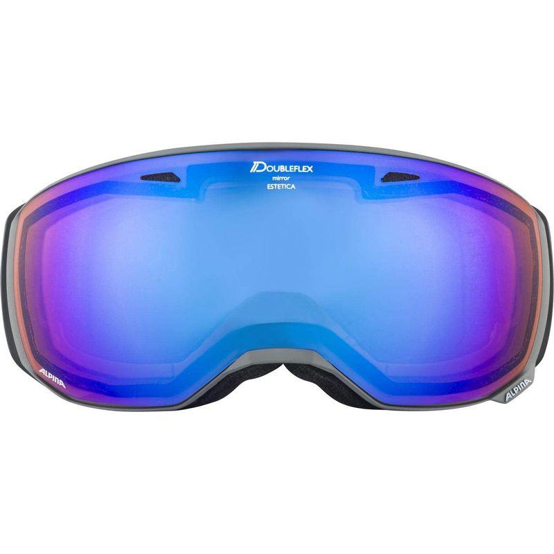 ALPINA(アルピナ) スキースノーボードゴーグル ユニセックス Q コンパクトタイプ ミラーレンズ ESTETICA メガネ使用可 LI 通販 