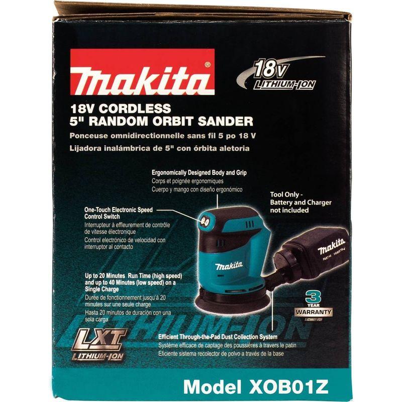 ストア通販 Makita XOB01Z 18V LXT Lithium-Ion Cordless Random Orbit