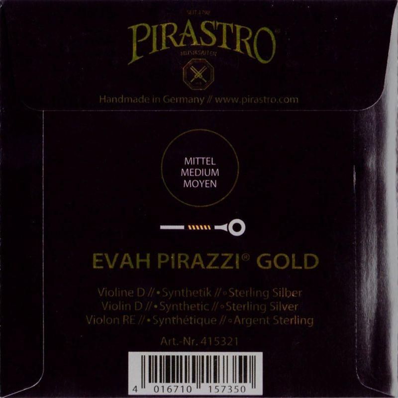 EVAH PIRAZZI GOLD エヴァ ピラッツィ ゴールド ヴァイオリン弦セット