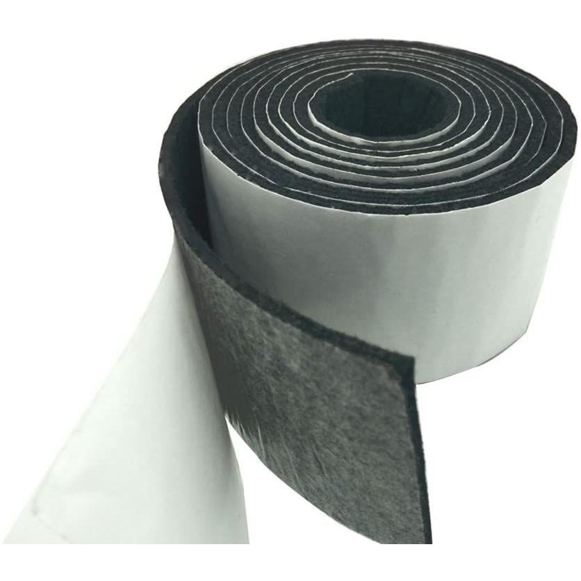 Tetedeer 床のキズ防止テープ 自由にカットして使用可 幅5cm 長200cm (ブラック) 新品即決