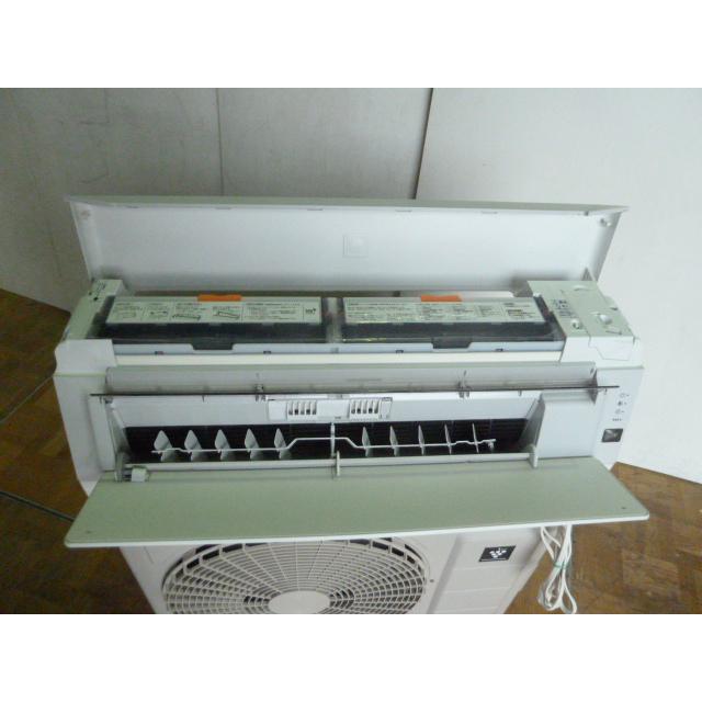 中古】シャープ 5.6kW ルームエアコン 18畳 室内機 AC-N56ATC 室外機 