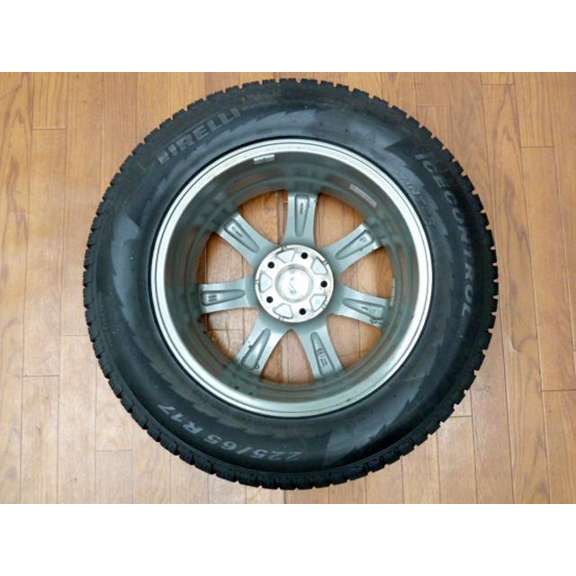 中古】PIRELLI スタッドレスタイヤ 4本 WINTER ICE CONTROL 17インチ