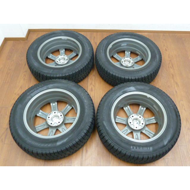 中古】PIRELLI スタッドレスタイヤ 4本 WINTER ICE CONTROL 17インチ