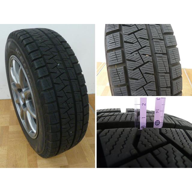 中古】PIRELLI スタッドレスタイヤ 4本 175/65R14 82Q ピレリ アイス 