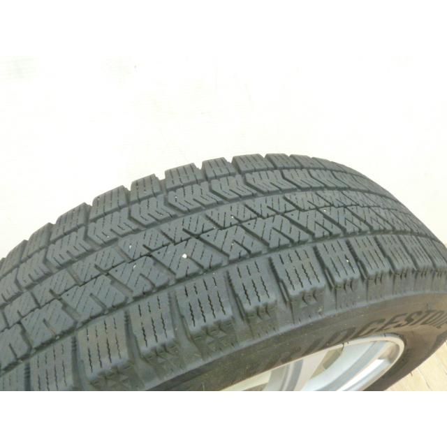 【中古】ブリヂストン スタッドレスタイヤ 4本 ブリザック 14インチ 155/65R14 75Q 2021年 BLIZZAK VRX2 冬タイヤ ホイール 4穴_3