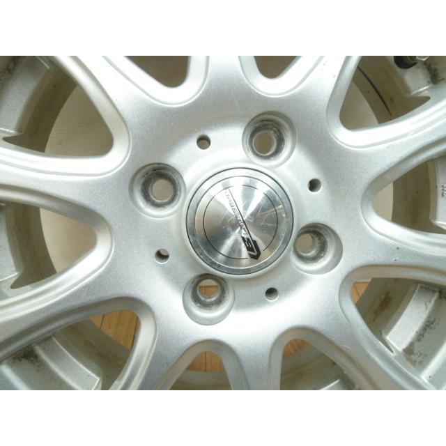 【中古】ブリヂストン スタッドレスタイヤ 4本 ブリザック 14インチ 155/65R14 75Q 2021年 BLIZZAK VRX2 冬タイヤ ホイール 4穴_4