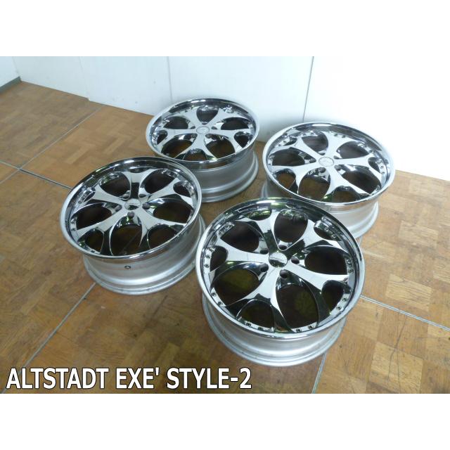 中古】アルトシュタット エグゼ スタイル2 アルミホイール 4本 20