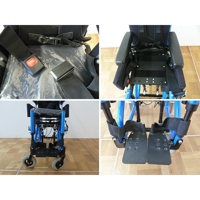 中古】介助用 ティルト リクライニング 車いす 小児用 W480×D800