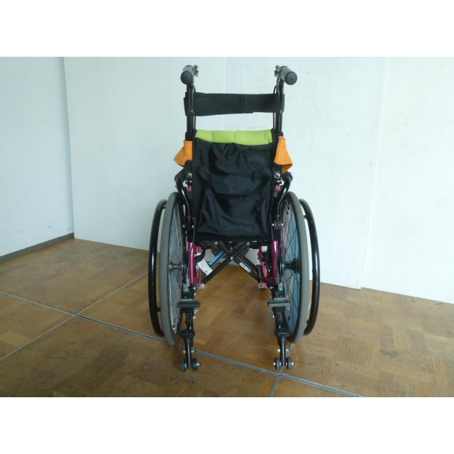 中古】FORCE 自走 こども用 車いす 折りたたみ 背折れ 車椅子 車イス