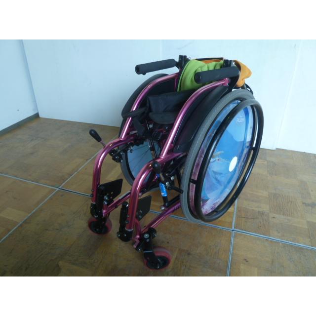 中古】FORCE 自走 こども用 車いす 折りたたみ 背折れ 車椅子 車イス