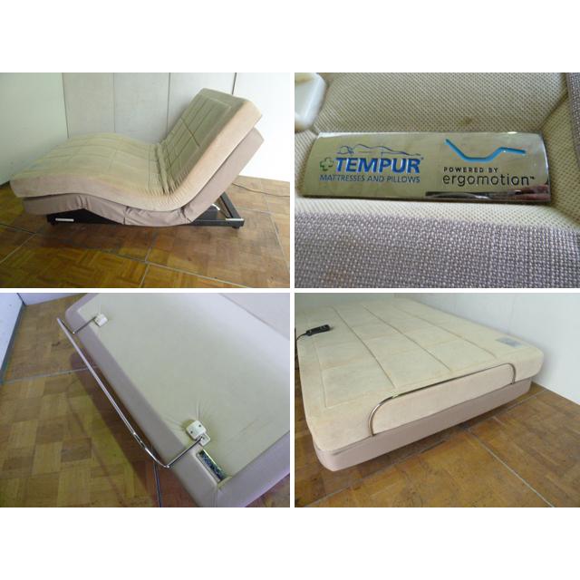 中古】テンピュール 電動 リクライニング ベッド Zero-G セミダブル