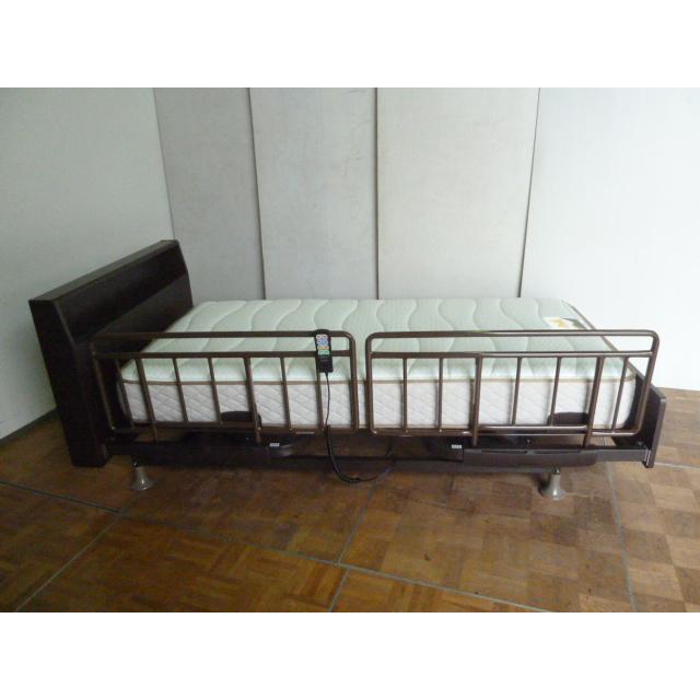 中古】フランスベッド 3モーター 電動ベッド シングル 抗菌防臭