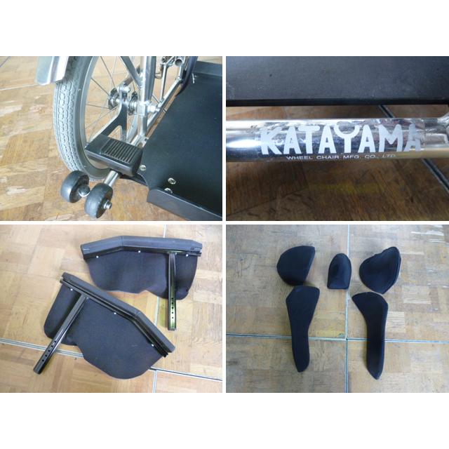 中古】KATAYAMA 片山車椅子製作所 ティルト式 車椅子 介助型 車いす 車 