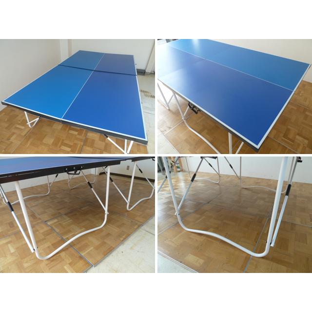 中古】折りたたみ 卓球台 2台 セット W1520×D2740×H765mm 卓球 