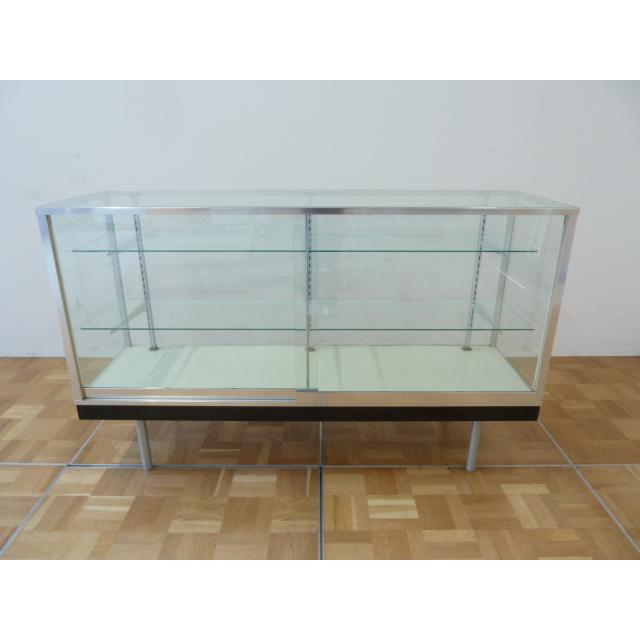 中古】直接引き取り限定 ガラス ショーケース (2) 幅1500×奥行 中古】直接引き取り限定 ガラス ショーケース (2) 幅1500×奥行