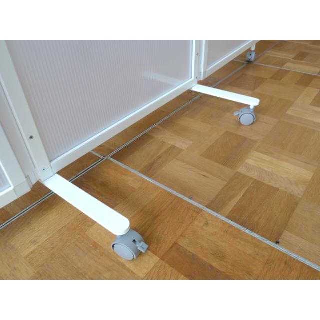未使用品】ハピラ 3連 パーテーション 半透明 幅180cm HPF0703 未使用品】ハピラ 3連 パーテーション 半透明 幅180cm HPF0703