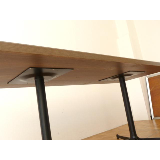 中古】角型 カフェ テーブル 2本脚 X脚 ブラック (1) 業務用 中古】角型 カフェ テーブル 2本脚 X脚 ブラック (1) 業務用