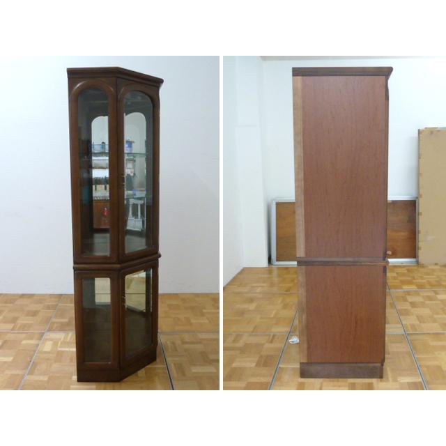 カリモク家具 【中古】カリモク コーナー キュリオケース W530 カリモク家具 【中古】カリモク コーナー キュリオケース W530