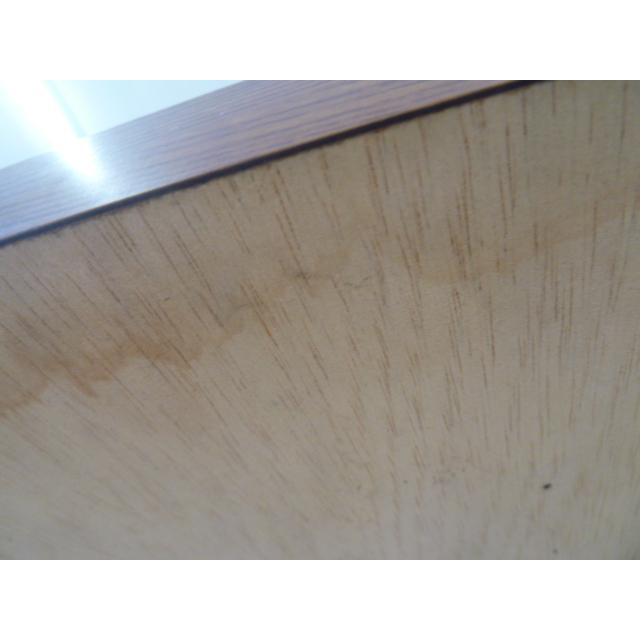 中古】業務用 角 テーブル W750×D850×H705mm (3) 伝票受け付き 木目調