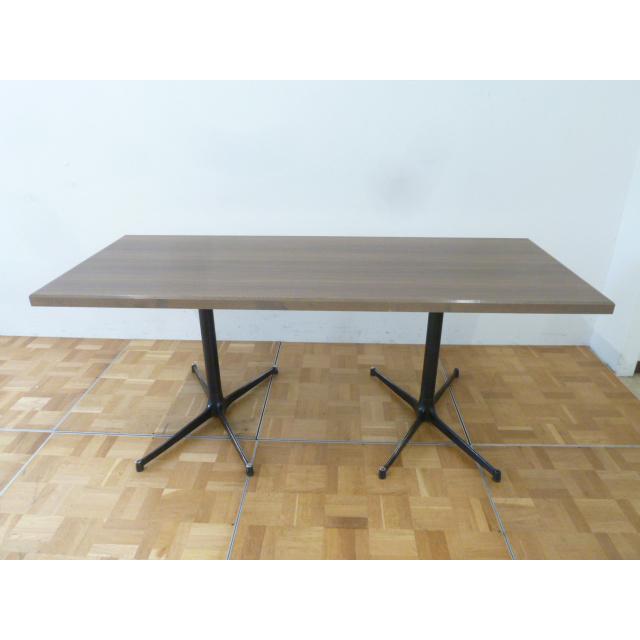 中古】業務用 角型 カフェ テーブル W1900×D775×H740mm 2本脚 X 中古】業務用 角型 カフェ テーブル W1900×D775×H740mm 2本脚 X
