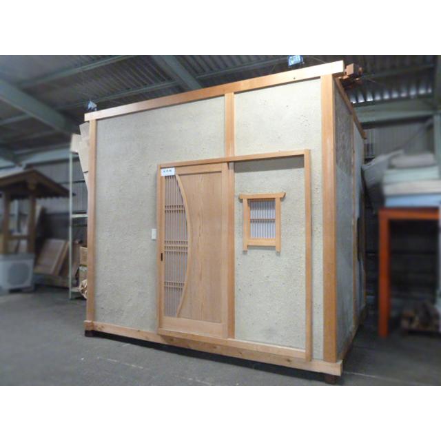 中古】直接引き取り限定 厠御殿 和風 トイレ 小屋 洗面台 坪庭 セット 