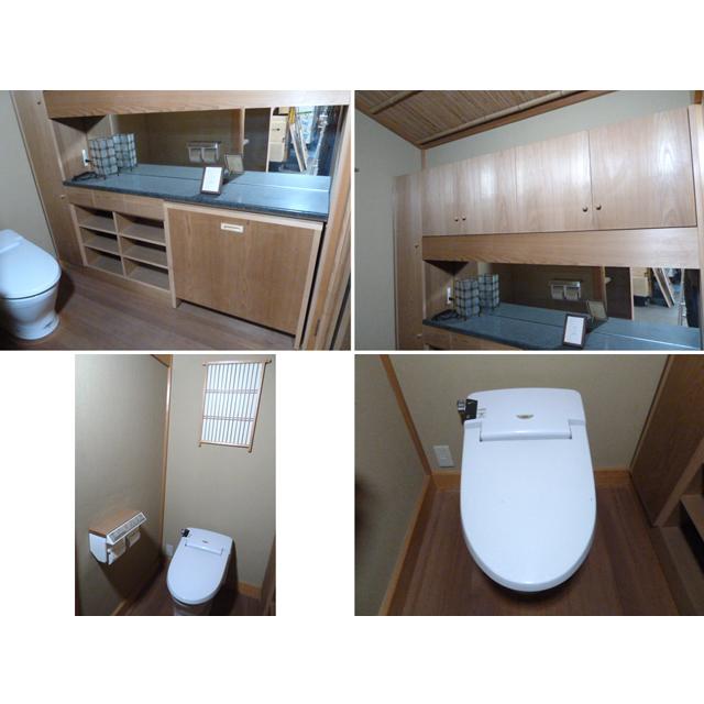 中古】直接引き取り限定 厠御殿 和風 トイレ 小屋 洗面台 坪庭 セット 