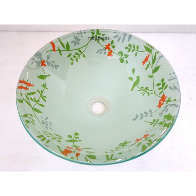 展示品 強化ガラス製 手洗い ボウル φ355×125mm 手洗い器 展示品】 強化ガラス製 手洗い ボウル φ355×125mm 手洗い器 手洗器