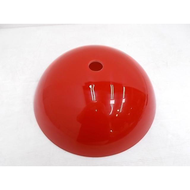 展示品】 強化ガラス製 手洗い ボウル レッド φ425×145mm 手洗い器