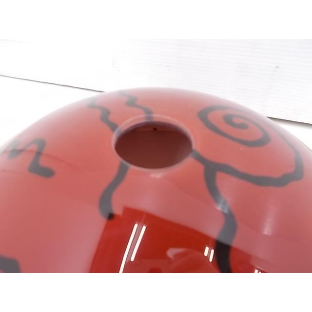 50%OFF!】強化ガラス製 手洗い ボウル φ355×125mm うずまき柄 手洗い器