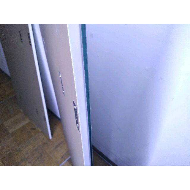 未使用 保管品】 壁掛け ミラー 鏡 縦型 姿見 1面鏡 幅490×高750mm 2枚 