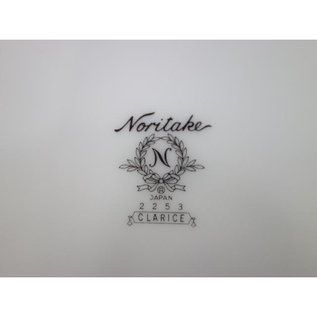 ノリタケ 【中古】ノリタケ クラリス 23cm プレート 5枚 セット 2253