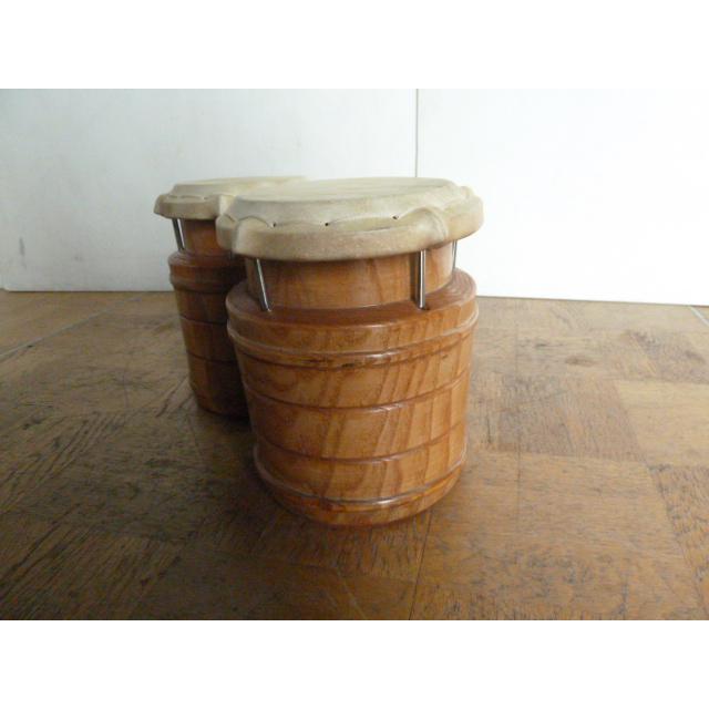 【中古】Pearl パール ウッドボンゴ 打楽器 パーカッション  ボンゴ bongo 太鼓 音楽 楽器 器材の画像