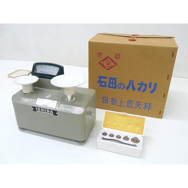 中古】イシダ 自動上皿天秤 1型 はかり (3) 使用範囲 2g〜100g ひょう