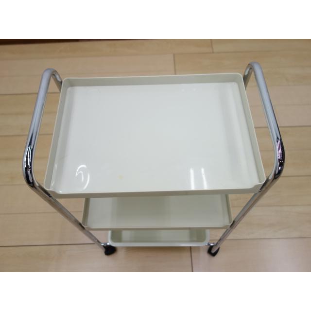 中古】キャスター ワゴン W485×D300×H855mm サロン エステ 美容院 理容