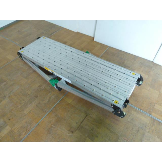 【中古】ナカオ 可搬式 作業台 足場台 GTW-10 使用質量150kg 四脚調節式足場台 アルミ製 脚伸縮 キャスター付 折りたたみ 建設 仮設 工事 作業 中古】ナカオ 可搬式 作業台 足場台 GTW-10 使用質量150kg 四脚調節式