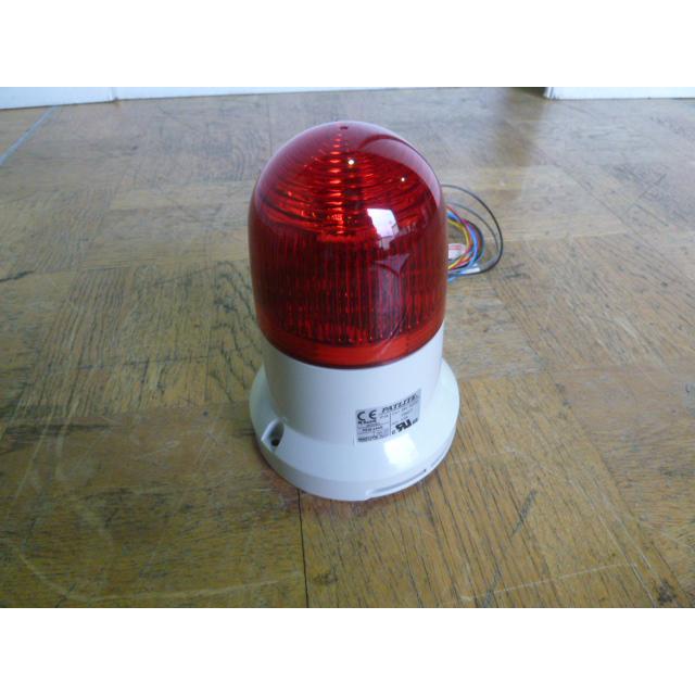 未使用】パトライト 赤 屋内用 LED 小型表示灯 PEW-24AB-R AC/DC24V