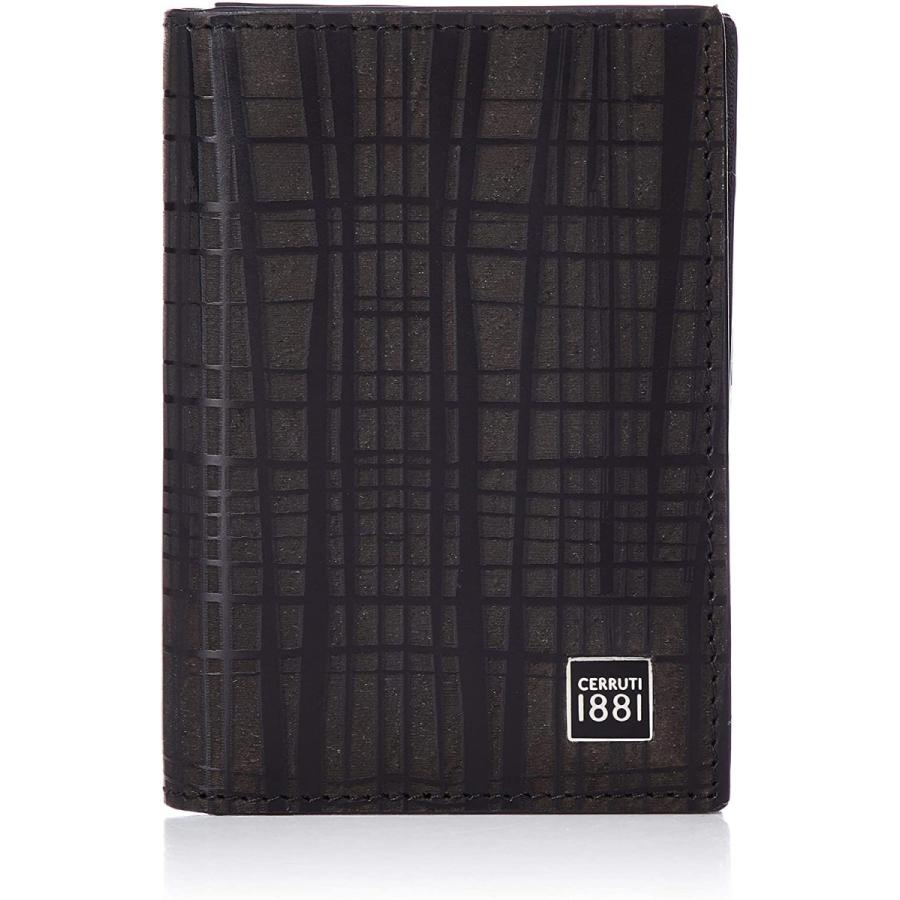 高い素材 BATH WALLET MAN 男性用財布 [セルッティ1881] CERRUTI ブラック BLACK I88I ウエスト、ヒップバッグ