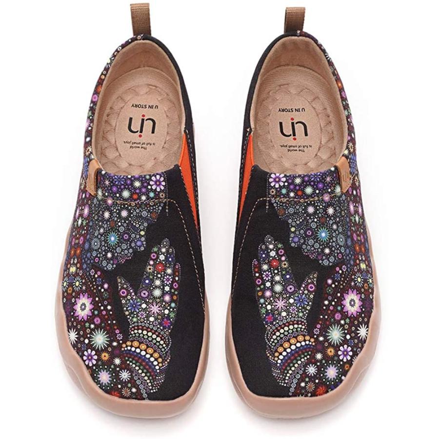 Uin スリッポン レディース スニーカー ウォーキングシューズ キャンバス スニーカー プレゼント 軽量通気 ウエスト ヒップバッグ プレゼント 靴 人気 旅行 セレクトショップay店 モカシンカジュアル スリッポン アウトレット公式