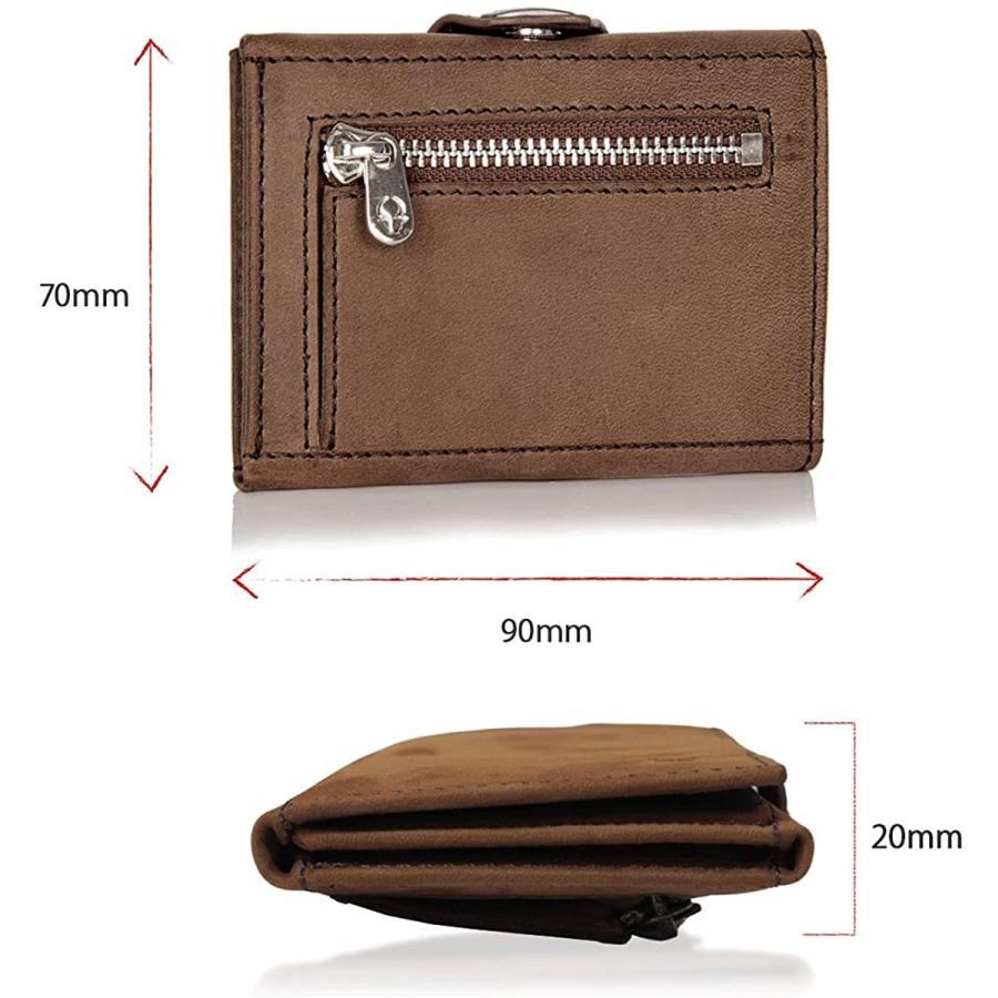 今ならほぼ即納 三つ折り財布 ミニウォレット 小さい コンパクト 財布 ミニ 小さい財布 メンズ ミニ財布 本革 ヨーロッパで ブランド 薄 マネークリップ 薄い財布 財布