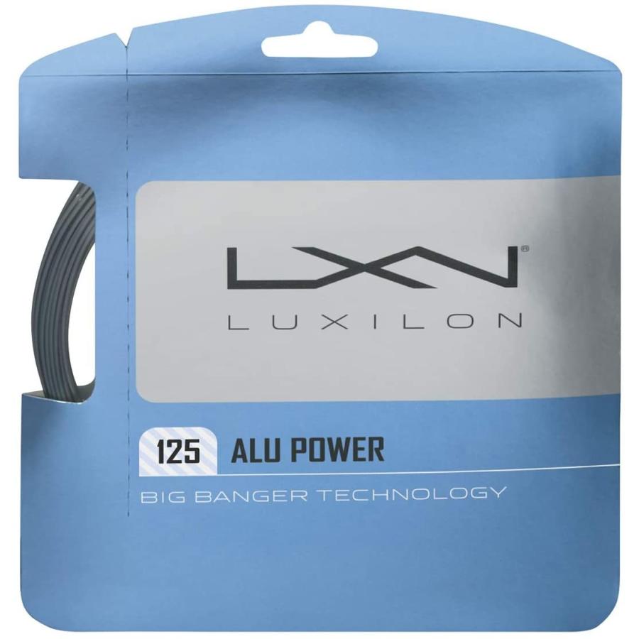 92％以上節約LUXILON(ルキシロン) テニス ストリング ガット ALU POWER 125(アルパワー 125) 単張り シルバー WRZ9951SI